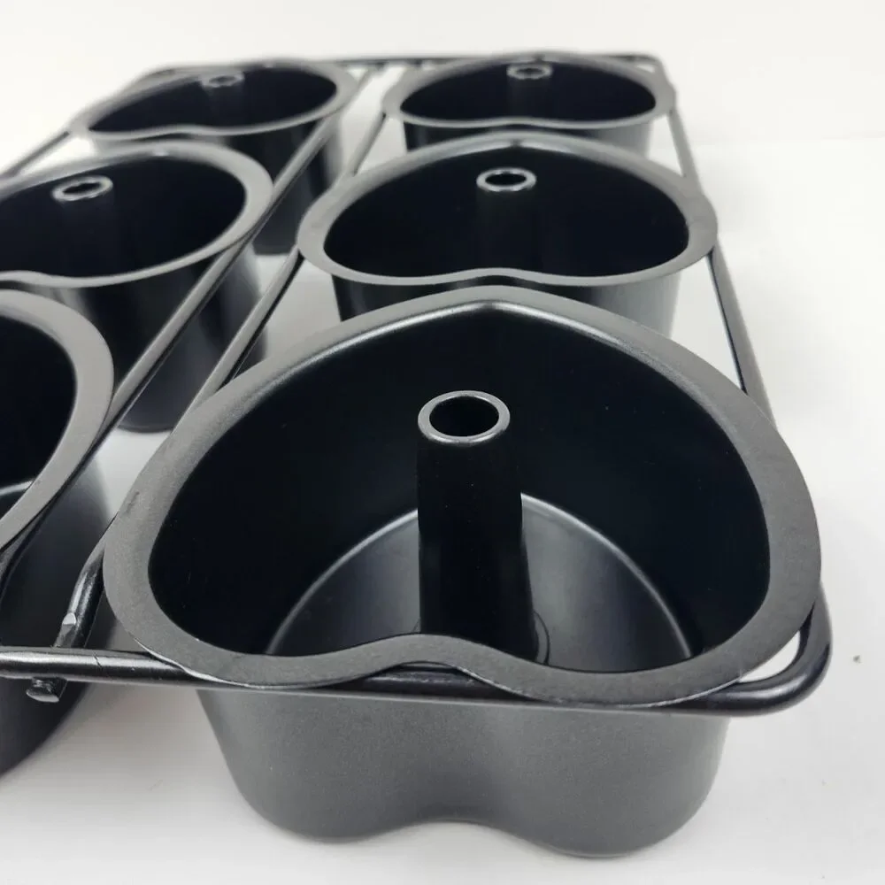 Vintage Mini Heart Shaped Cake Pans 14.5